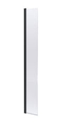 Nuie 320mm Semi-Frameless Hinged Wetroom Screen – Matt Black or Brushed Brass