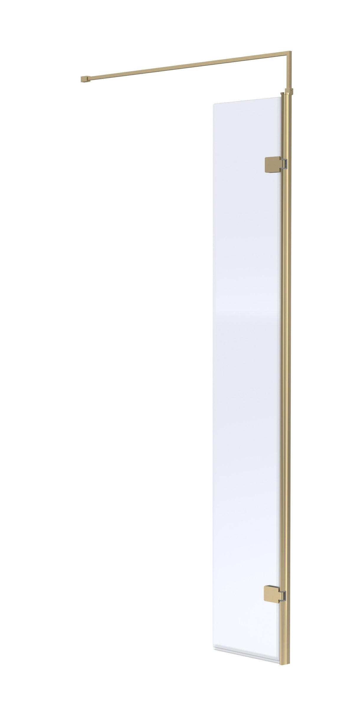 Nuie Semi-Frameless Wetroom Screen With Support Bar – 1850mm High – 320mm, 700mm, 760mm, 800mm, 900mm, 1000mm, 1100mm, 1200mm & 1400mm, photo 2