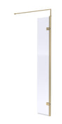 Nuie Semi-Frameless Wetroom Screen With Support Bar – 1850mm High – 320mm, 700mm, 760mm, 800mm, 900mm, 1000mm, 1100mm, 1200mm & 1400mm, photo 2