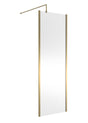 Nuie Semi-Frameless Wetroom Screen With Support Bar – 1850mm High – 700mm, 760mm, 800mm, 900mm, 1000mm, 1100mm, 1200mm & 1400mm, photo 2