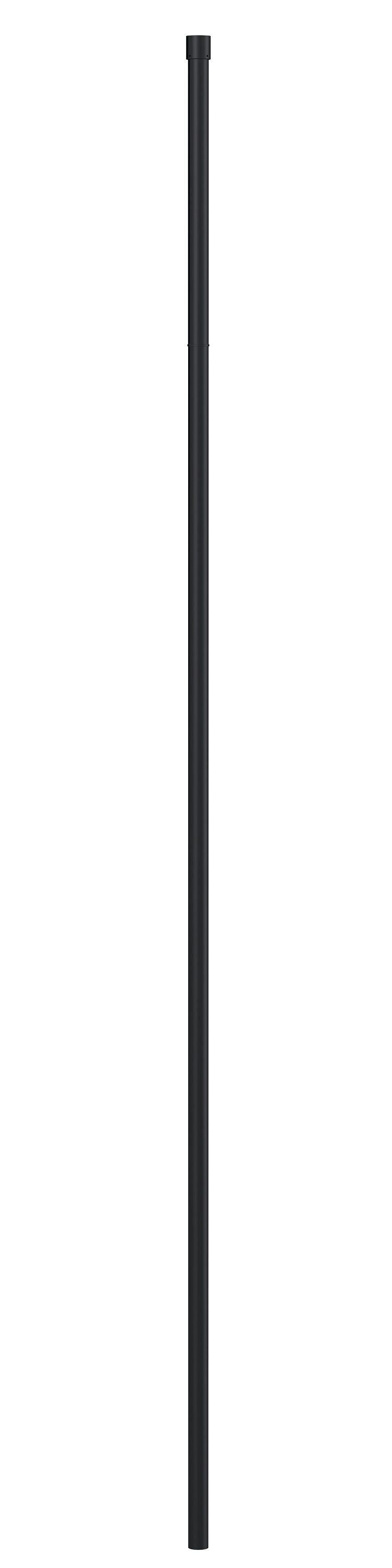 Nuie Wetroom Screen Ceiling Post – Matt Black, photo 2