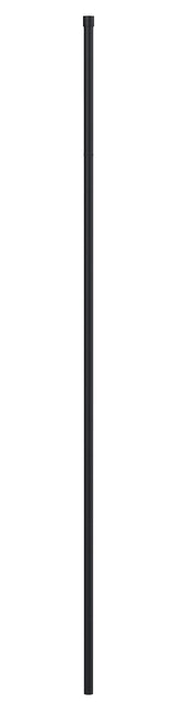 Nuie Wetroom Screen Ceiling Post – Matt Black, photo 2