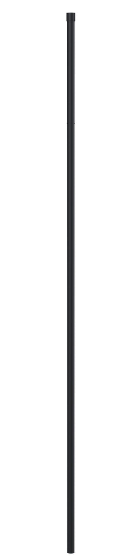 Nuie Wetroom Screen Ceiling Post – Matt Black, photo 2