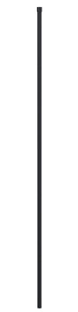 Nuie Wetroom Screen Ceiling Post – Matt Black, photo 2