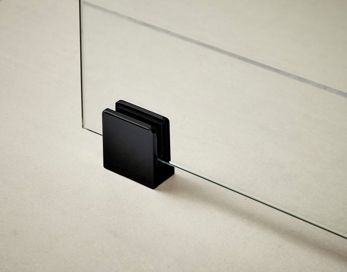 Nuie Wetroom Foot And Wall Bracket – Matt Black, photo 3