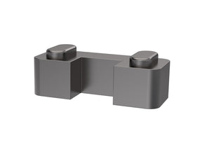 Nuie Wetroom Horseshoe Support Foot – Brushed Pewter