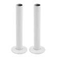 Kartell K-VIT 15mm radiator pipes and rosettes in white – pair