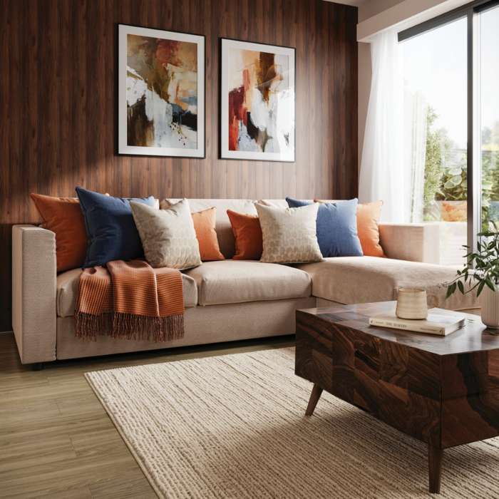 Naturepanel Warmia Walnut Shiplap Bathroom Wall Panel, photo 2