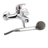 Nuie Wall Mounted Couplings (Pair) – Chrome