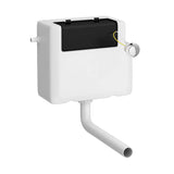 Nuie Dual Flush Side Inlet Concealed Cistern – White