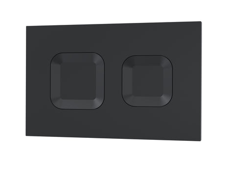Nuie Square Dual Flush Push Button – White, Black or Brushed Brass, photo 3