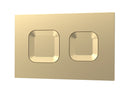 Nuie Square Dual Flush Push Button – White, Black or Brushed Brass, photo 4