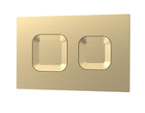 Nuie Square Dual Flush Push Button – White, Black or Brushed Brass, photo 4