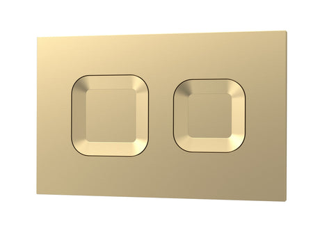 Nuie Square Dual Flush Push Button – White, Black or Brushed Brass, photo 4