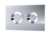 Nuie Concealed Cistern With Round Dual Flush Push Button – Chrome, photo 3
