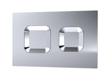 Nuie Concealed Cistern With Square Dual Flush Push Button – Chrome, photo 3