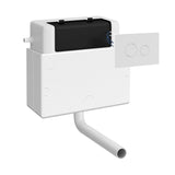 Nuie Universal Access Pneumatic Dual Flush Concealed Cistern with Round Dual Flush Button – Chrome, Matt Black, Brushed Brass or Matt White, photo 4