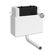 Nuie Universal Access Pneumatic Dual Flush Concealed Cistern with Shroud – White