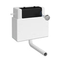 Nuie Universal Access Pneumatic Dual Flush Concealed Cistern with Shroud – White