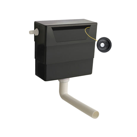 Nuie Concealed Cistern With Traditional Dual Flush Plate – Chrome, Matt Black or Brushed Brass, photo 2
