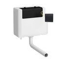 Nuie Universal Access Bottom Inlet Cistern With Square Dual Flush Plate – Chrome, Matt Black, Brushed Brass or Brushed Pewter, photo 2