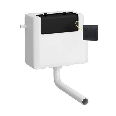 Nuie Universal Access Side Inlet Cistern With Square Dual Flush Plate – Chrome, Matt Black, Brushed Brass or Brushed Pewter, photo 2