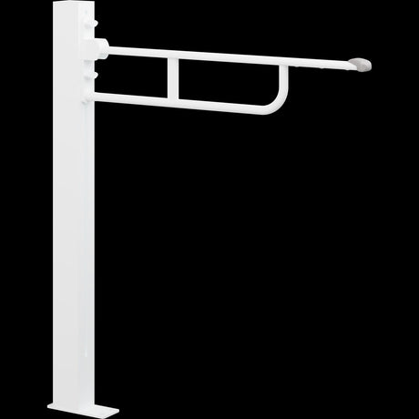 Pressalit VALUE Support Arm – on Free-Standing Column, White