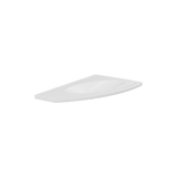 Pressalit MATRIX ANGLE wash basin, left-facing, without overflow