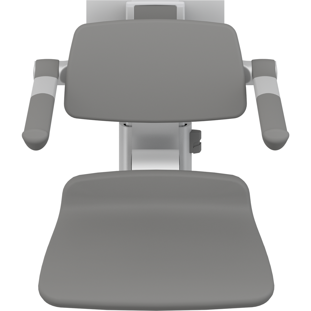 Pressalit PLUS manual height & sideways adjustable shower seat 450 – detail