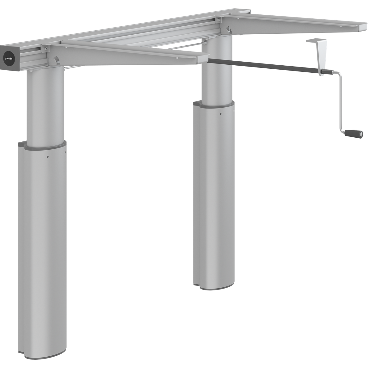 Pressalit INDIVO manually height adjustable wall-mounted worktop lift