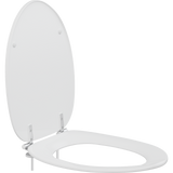 Pressalit Dania toilet seat with cover, universal hinge, white