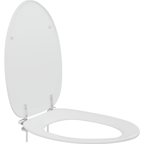 Pressalit Dania toilet seat with cover, universal hinge, white