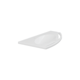 Pressalit MATRIX ANGLE wash basin, right-facing, without overflow