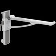 Pressalit PLUS Support Arm, Height & Sideways Adjustable – White