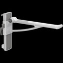 Pressalit PLUS Support Arm, Height & Sideways Adjustable – White