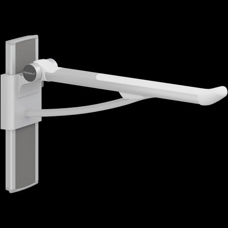 Pressalit PLUS Support Arm, Height Adjustable, Wall-Mounted – White