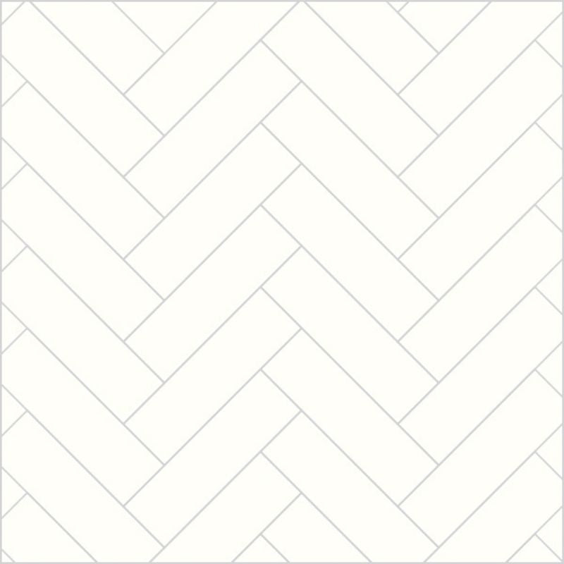 Multipanel Tile Alpine White Herringbone Bathroom Wall Panel 2400 x 598mm – Matt