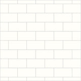 Multipanel Tile Alpine White Metro Bathroom Wall Panel 2400 x 598mm – Matt