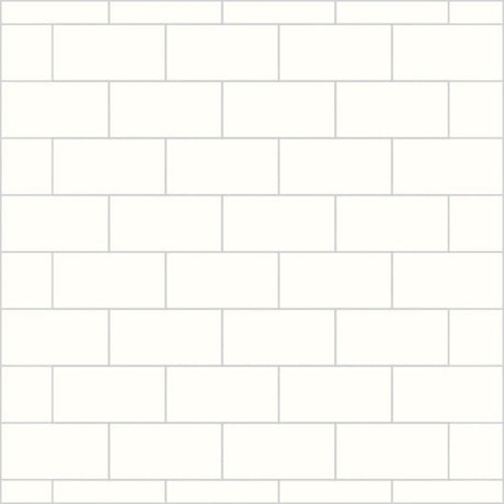 Multipanel Tile Alpine White Metro Bathroom Wall Panel 2400 x 598mm – Matt