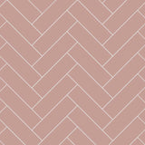 Multipanel Tile Antique Rose Herringbone Bathroom Wall Panel 2400 x 598mm – Matt