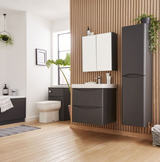 Kartell K-VIT Arc Wall Mounted Tall Unit- Matt Graphite (ARCWMTU-G)