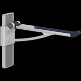 Pressalit PLUS Support Arm, Height Adjustable, Wall-Mounted – Dark Blue