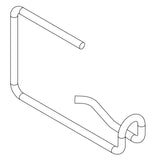 Pressalit paper holder for TMA arm supports, white (R1175000)