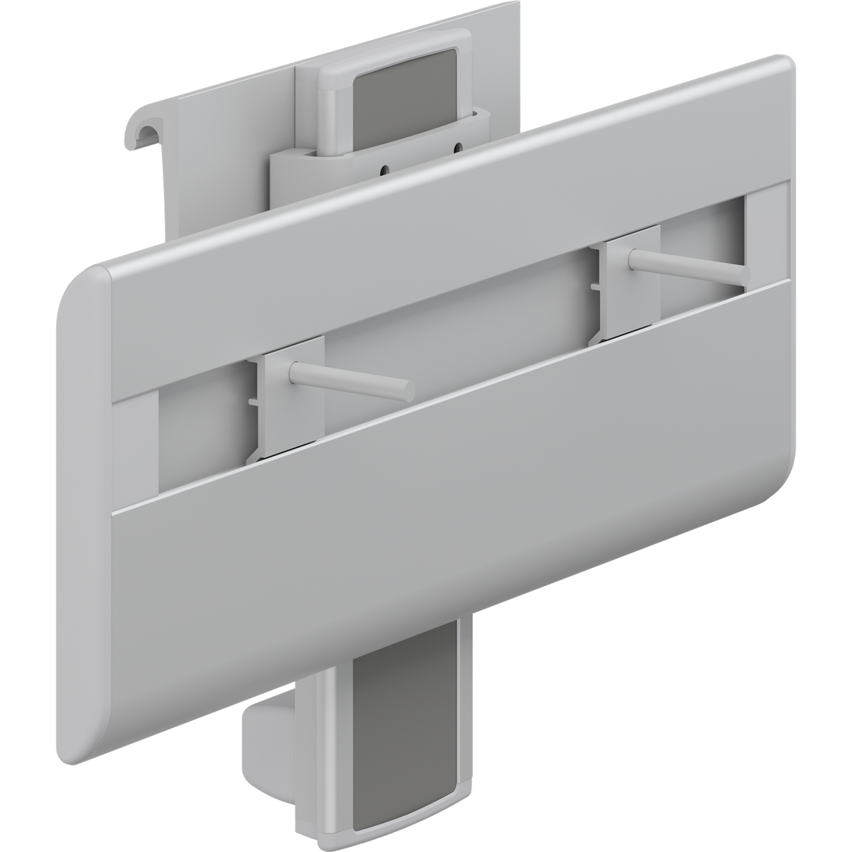 Pressalit PLUS track-mounted wash basin bracket, manual