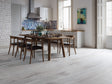 Bar Harbor ash wood effect matt porcelain wall & floor tile, 200x1200mm