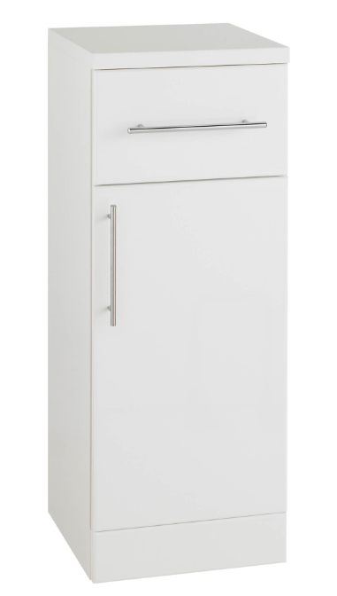 Kartell K-VIT Impakt Door and Drawer Unit 300mm (300mm deep) White Gloss (IMP300DDU)