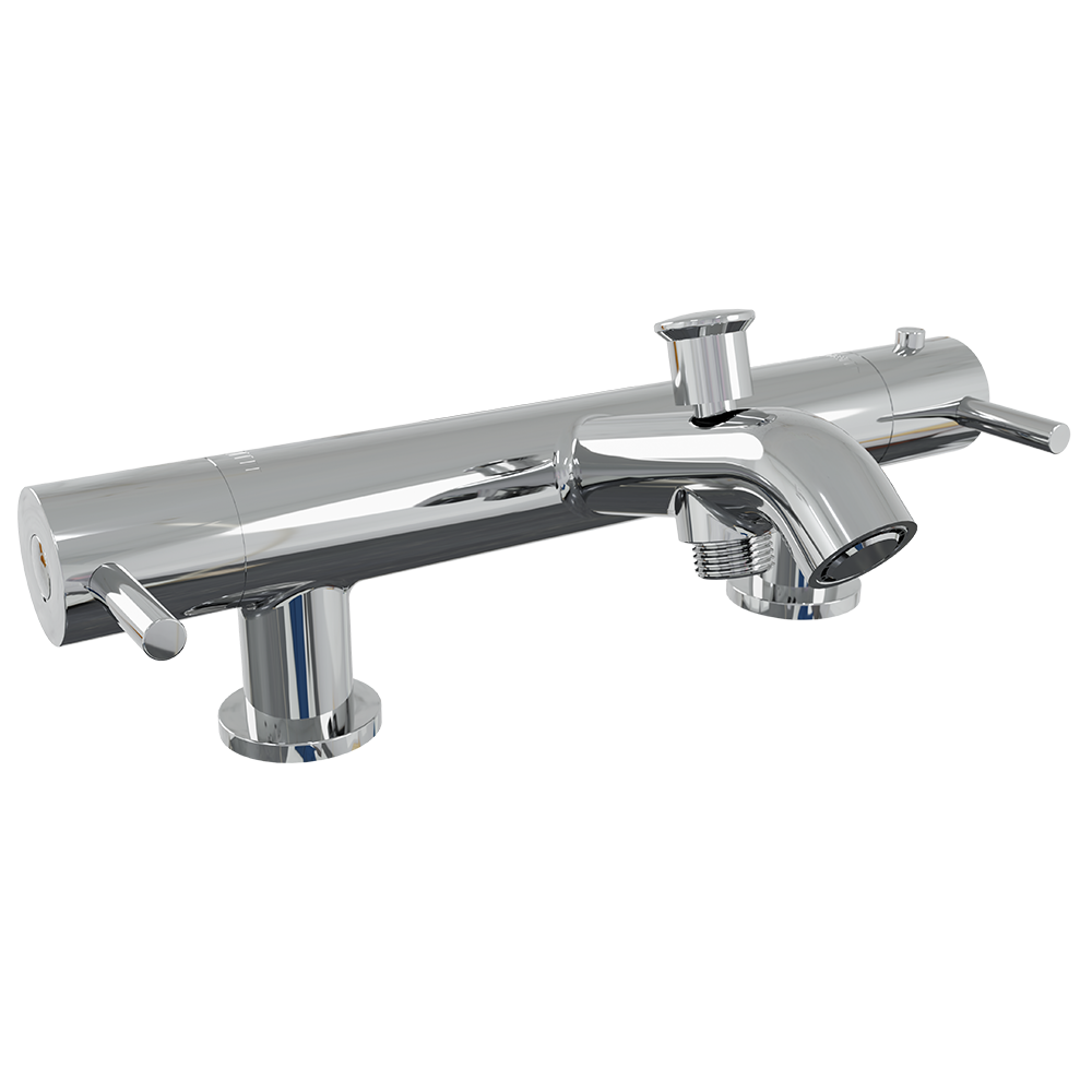 AKW Thermostatic Peg Lever Bath Shower Mixer Tap