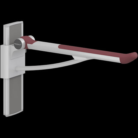 Pressalit PLUS Support Arm, Height Adjustable, Wall-Mounted – Red