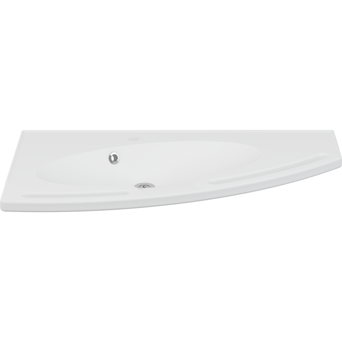 Pressalit MATRIX ANGLE wash basin beside a toilet in an accessible bathroom