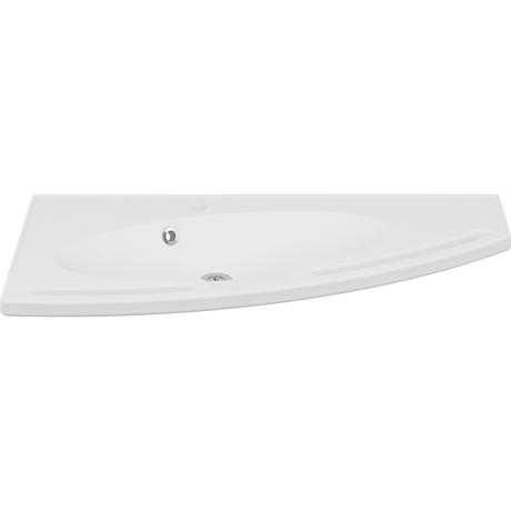 Pressalit MATRIX ANGLE wash basin beside a toilet in an accessible bathroom